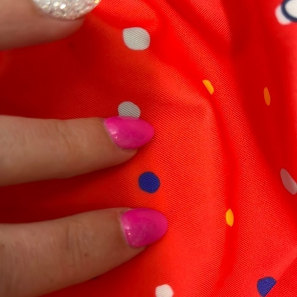 Disney Store Minnie Mouse Red Polka Dot Ice Cream One Piece Bow Bathing Suit - Picture 5 of 8